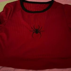Spiderman crop top